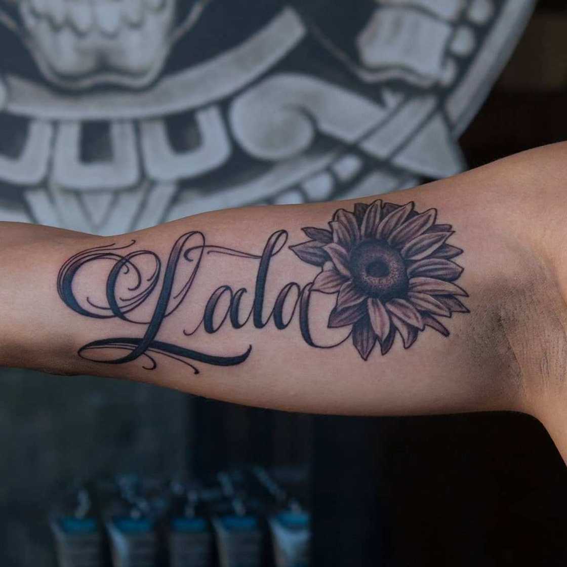 Sunflower tattoo