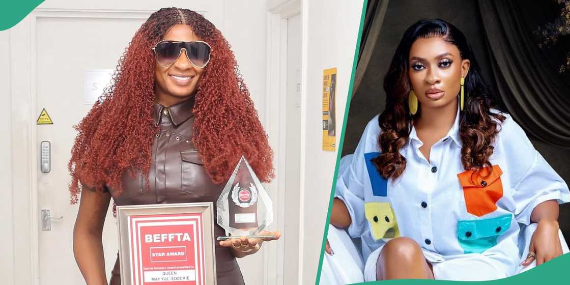 Fans congratulate May Edochie. Fans congratulate May Edochie.