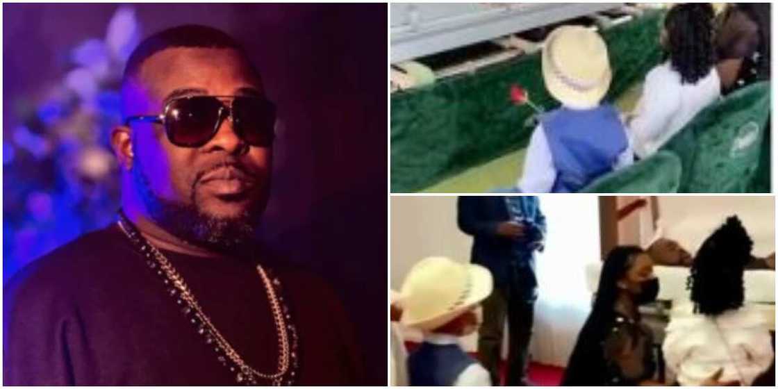Emotional moment late music producer Dokta Frabz’s children told him goodbye as he is finally laid to rest Emotional moment late music producer Dokta Frabz’s children told him goodbye as he is finally laid to rest