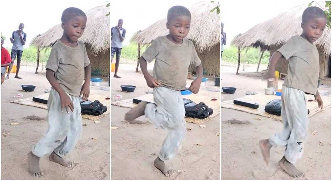 Photos of a young boy dancing. Photos of a young boy dancing.