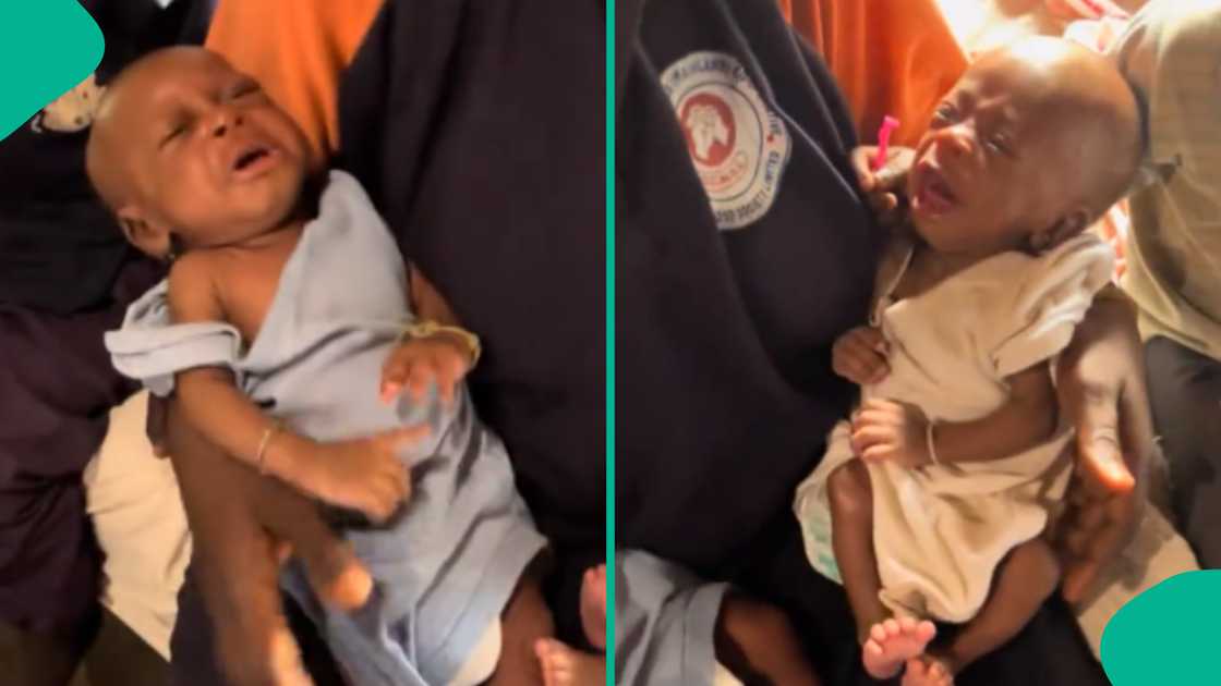 Mum of 3 begs for food as husband abandons her after she welcomed twins, video emerges Mum of 3 begs for food as husband abandons her after she welcomed twins, video emerges