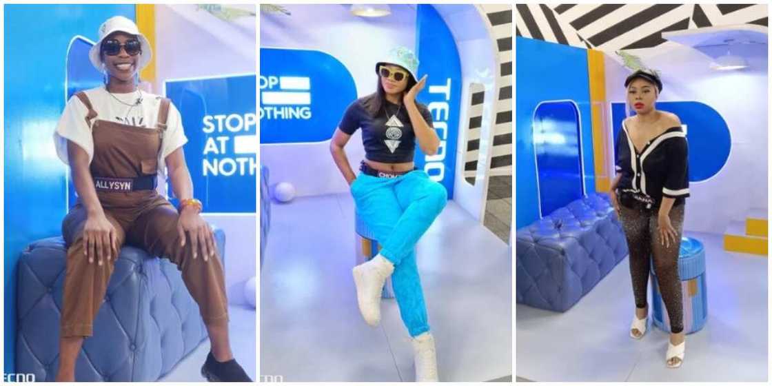 Photos of Allysyn, Chomzy and Diana. Photos of Allysyn, Chomzy and Diana.