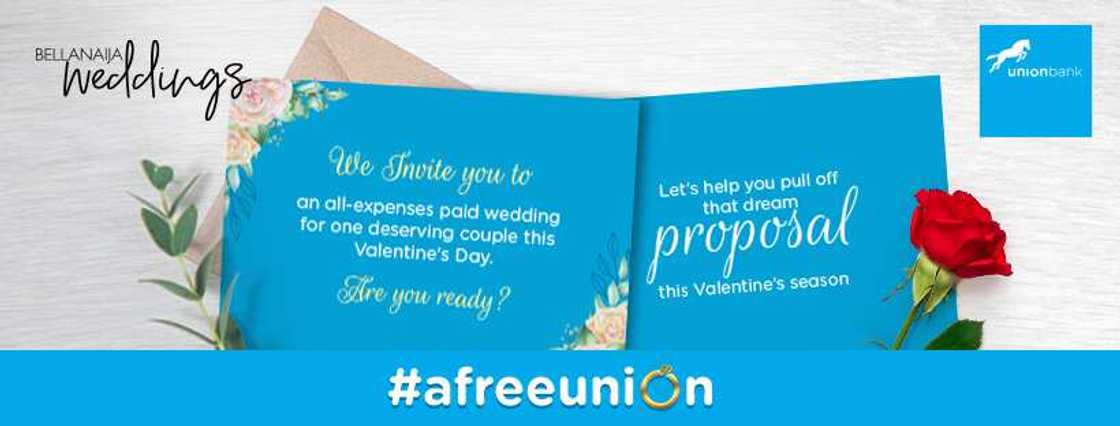 Love is in the Air! #AFreeUnion courtesy Union Bank and BellaNaija Weddings