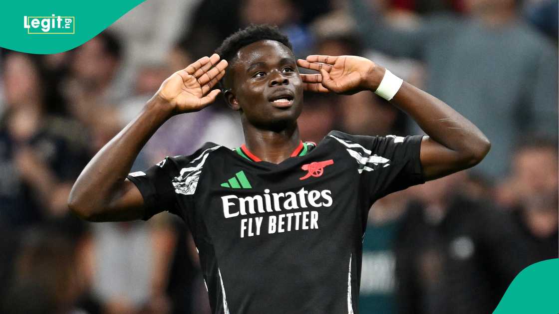 Bukayo Saka, Tolami Benson, UCL, Santiago Bernabeu, Arsenal Bukayo Saka, Tolami Benson, UCL, Santiago Bernabeu, Arsenal