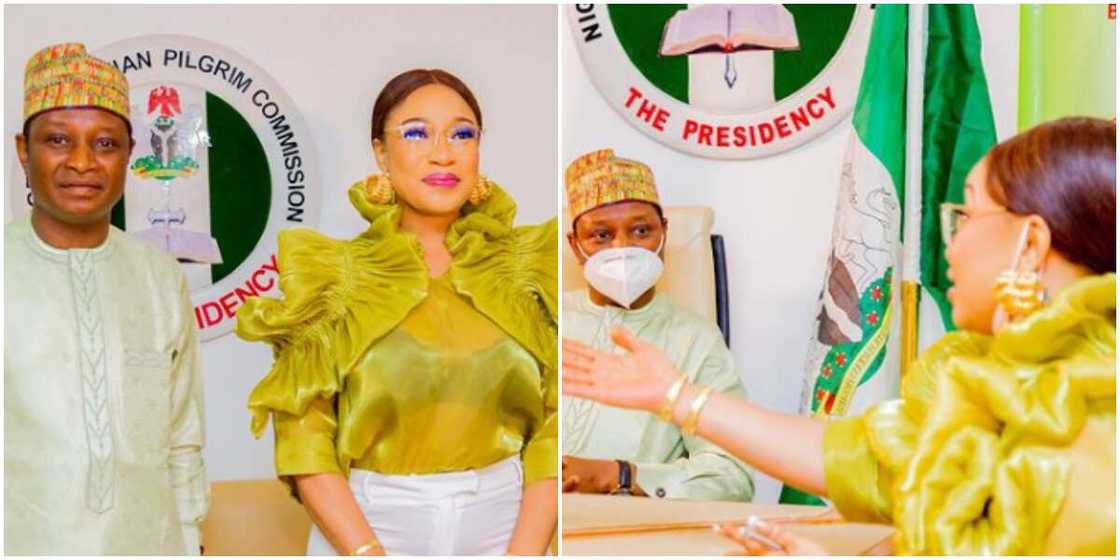 Tonto Dikeh excited as she becomes Nigeria Christian Pilgrim Commission's ambassador for peace building