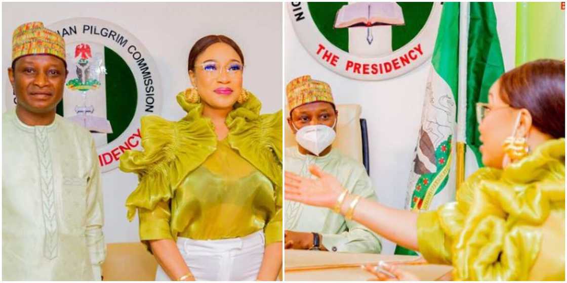 Tonto Dikeh excited as she becomes Nigeria Christian Pilgrim Commission's ambassador for peace building Tonto Dikeh excited as she becomes Nigeria Christian Pilgrim Commission's ambassador for peace building