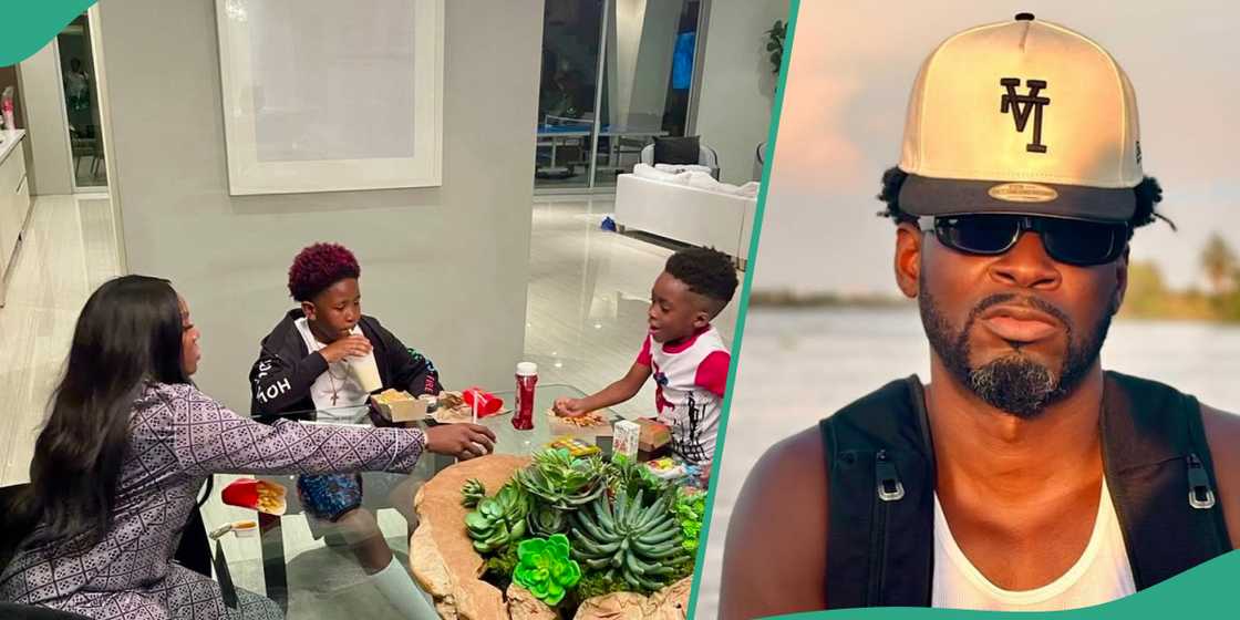 Teebillz shares lovely picture so his family in post.