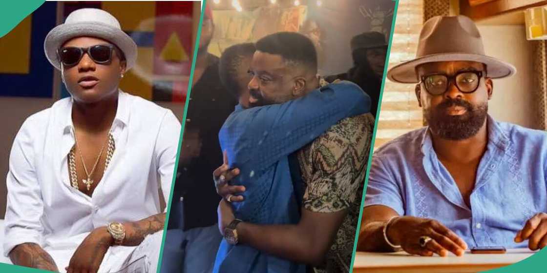 Wizkid and Kunle Afolayan Wizkid and Kunle Afolayan