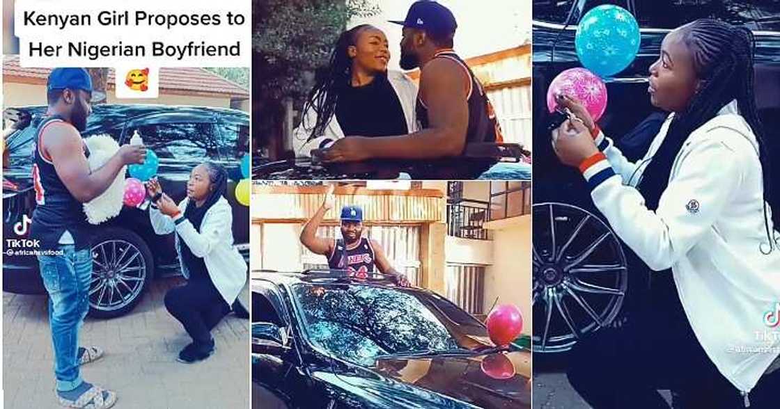 Kenyan woman, Nigerian man, propose, new car Kenyan woman, Nigerian man, propose, new car