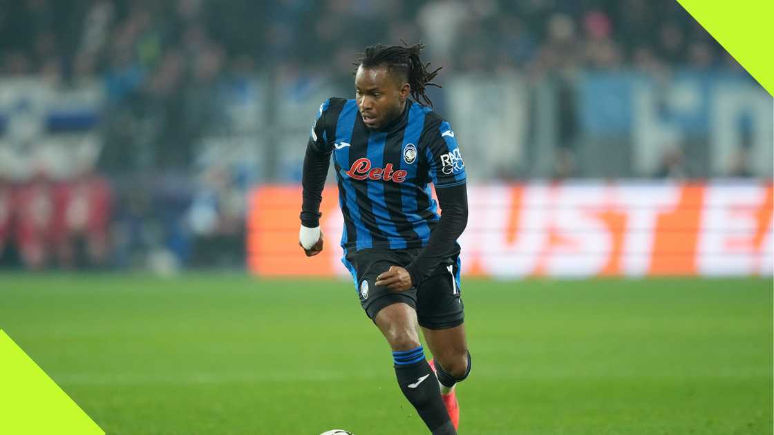 Ademola Lookman in action for Atalanta against Real Madrid Ademola Lookman in action for Atalanta against Real Madrid