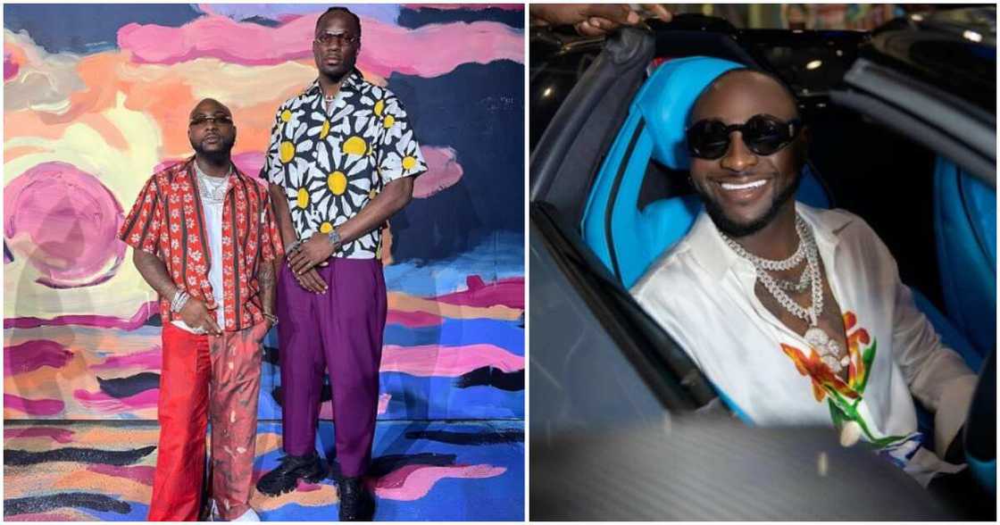 Davido and basketball star Precious Davido and basketball star Precious