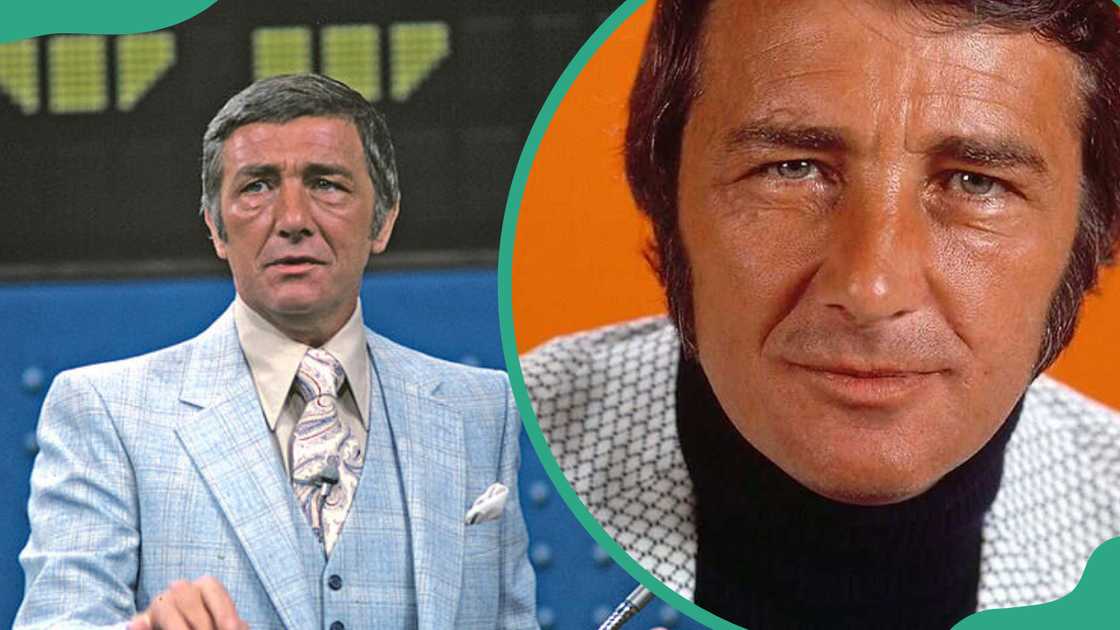Richard Dawson on set