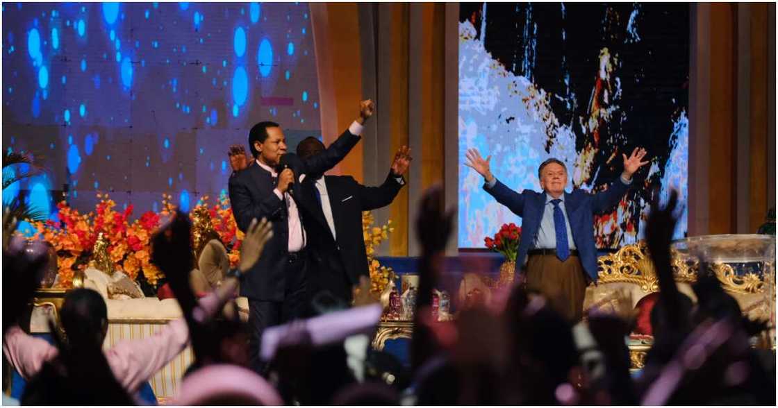 Pastor Chris Oyakhilome and Pastor Benny Hinn Pastor Chris Oyakhilome and Pastor Benny Hinn