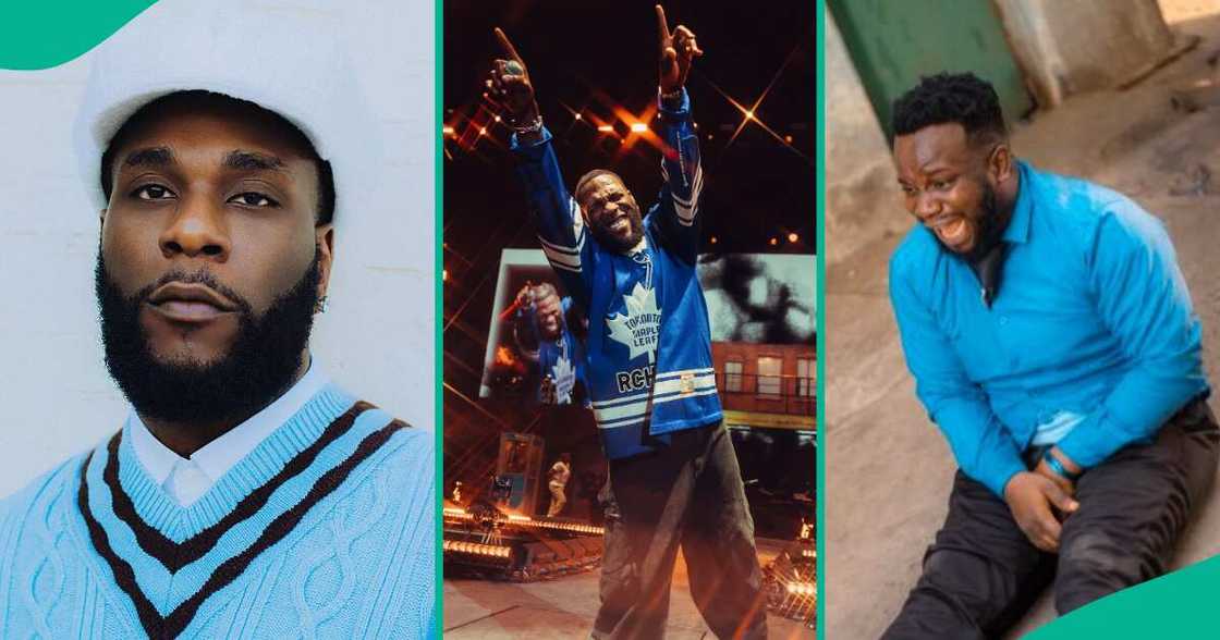 Burna Boy shut down at London stadium. Burna Boy shut down at London stadium.