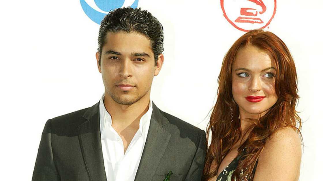 Wilmer Valderrama and Lindsay Lohan in Los Angeles, California.