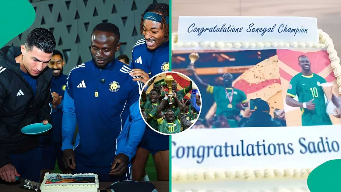 Young man goes viral with clip of Ronaldo welcoming AFCON hero Sadio Mané Young man goes viral with clip of Ronaldo welcoming AFCON hero Sadio Mané