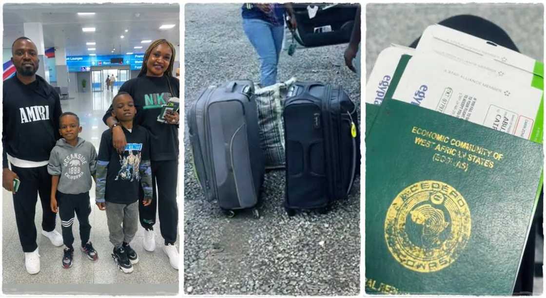 Photos of Osita Okonkwo and his family when they moved to Canada.