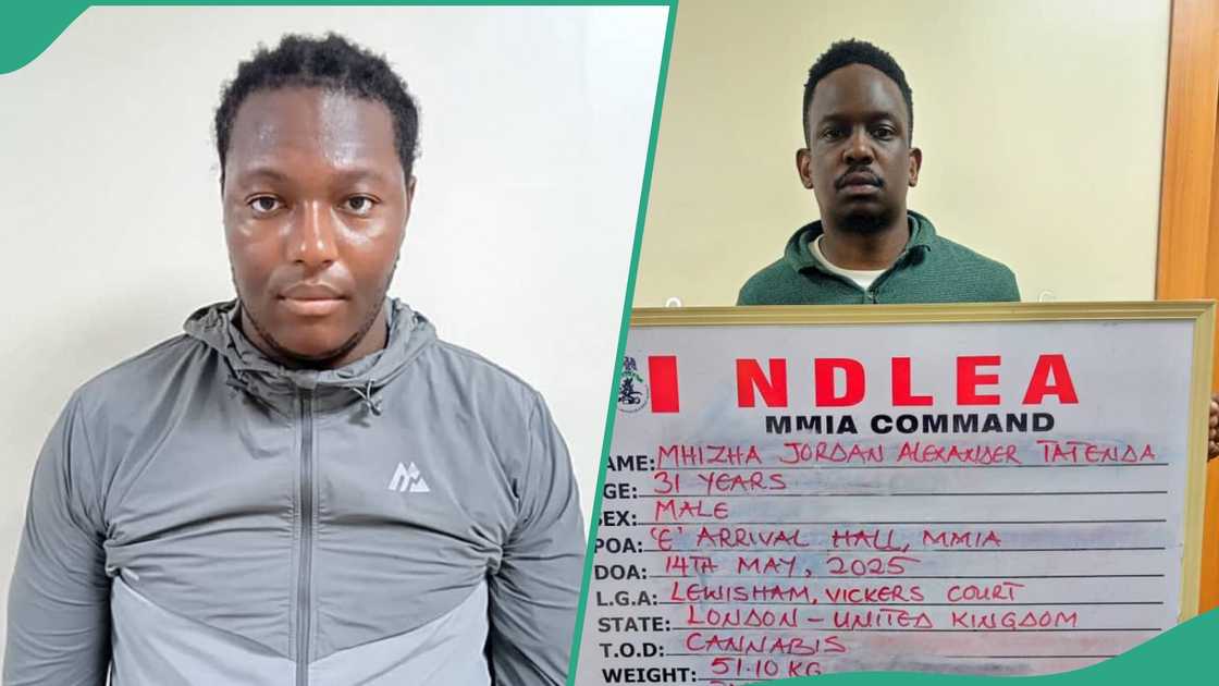 NDLEA nabs 2 British men, shares photo, details
