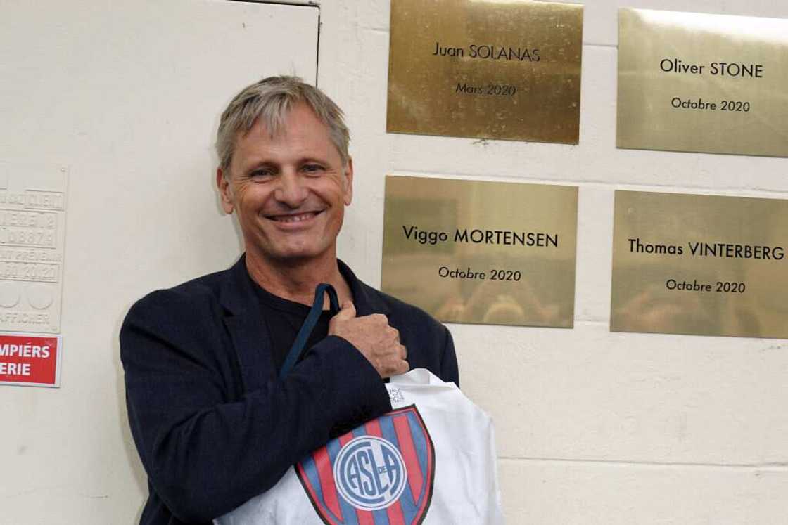Actor and director Viggo Mortensen attends the unveiling of a plaque in his honor at Lumiere Institut during Film Festival Lumiere on October 11, 2020 in Lyon, France. (Photo by Sylvain Lefevre/WireImage) Actor and director Viggo Mortensen attends the unveiling of a plaque in his honor at Lumiere Institut during Film Festival Lumiere on October 11, 2020 in Lyon, France. (Photo by Sylvain Lefevre/WireImage)
