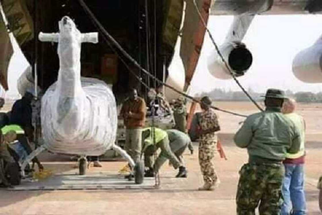 Kashin Boko Haram ya bushe: Jiragen yaki na musamman da shugaba Buhari ya sayo sun iso Kashin Boko Haram ya bushe: Jiragen yaki na musamman da shugaba Buhari ya sayo sun iso