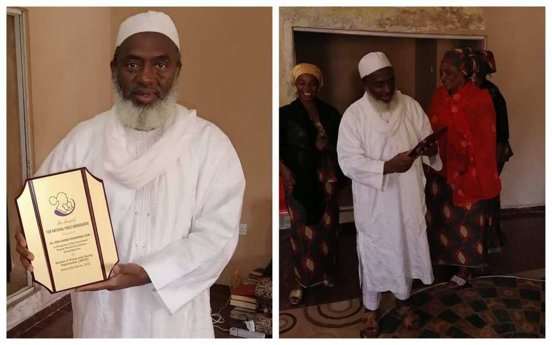 An baiwa Sheikh Gumi lambar yabon Jakadan zaman lafiya a Najeriya An baiwa Sheikh Gumi lambar yabon Jakadan zaman lafiya a Najeriya