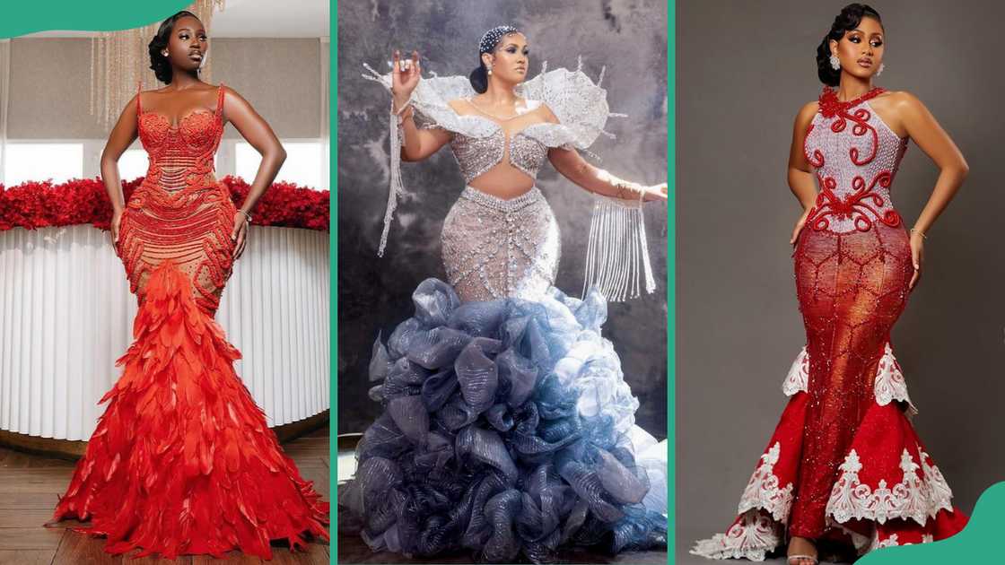 Nigerian lace styles and designs