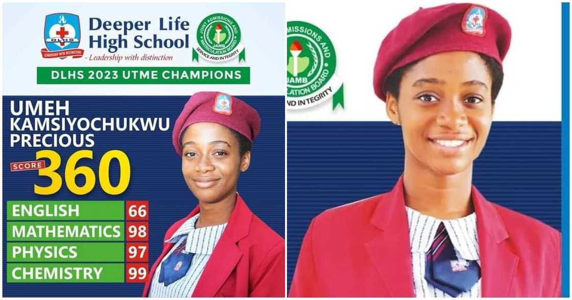 Nkechinyere Umeh/ UTME top scorer/ Nkechinyere Umeh gets 2.5m cash gift Nkechinyere Umeh/ UTME top scorer/ Nkechinyere Umeh gets 2.5m cash gift