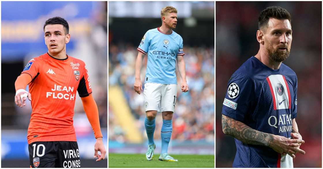Enzo Le Fee, Kevin De Bruyne, Lionel Messi, Pedri, Alex Iwobi, Christian Eriksen, Martin Odegaard, Jamal Musiala, Hakan Calhanoglu, Orkun Kokcu, Premier League, La Liga, Ligue 1 Bundesliga, Serie A Enzo Le Fee, Kevin De Bruyne, Lionel Messi, Pedri, Alex Iwobi, Christian Eriksen, Martin Odegaard, Jamal Musiala, Hakan Calhanoglu, Orkun Kokcu, Premier League, La Liga, Ligue 1 Bundesliga, Serie A