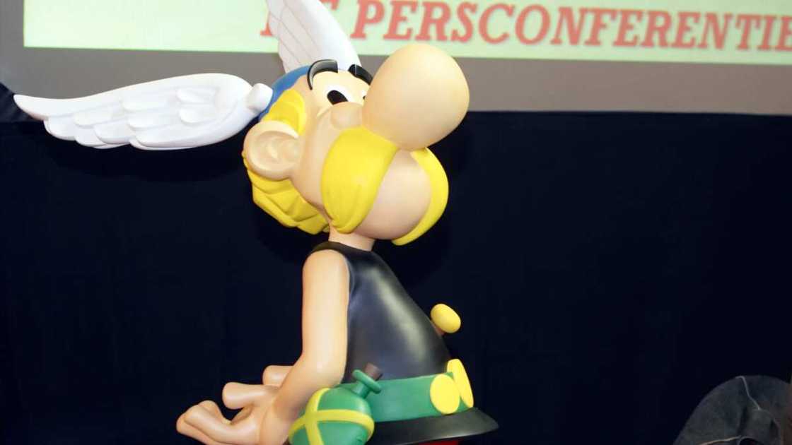 Asterix model in Brussels Asterix model in Brussels