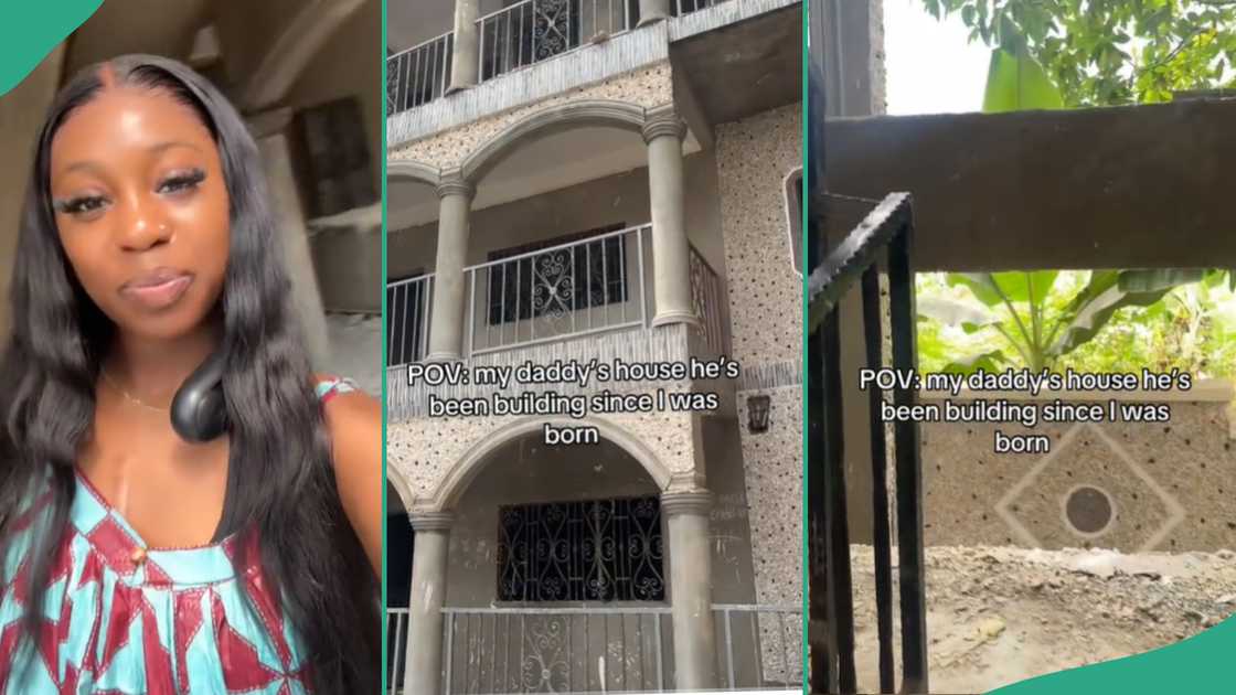 Lady shows off her father's house. Lady shows off her father's house.