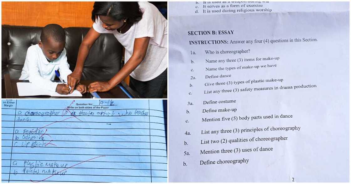 Jacinta Adeyemi, Nigerian mum, son, answer booklet Jacinta Adeyemi, Nigerian mum, son, answer booklet