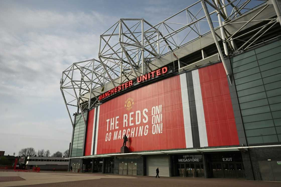 Manchester United's Old Trafford stadium Manchester United's Old Trafford stadium