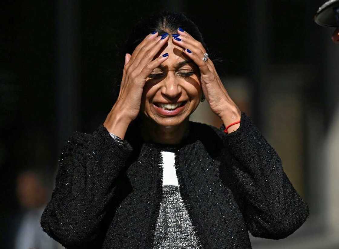 Adding to the dollar's strength against the pound was fresh uncertainty in Westminster after the resignation of Home Secretary Suella Braverman Adding to the dollar's strength against the pound was fresh uncertainty in Westminster after the resignation of Home Secretary Suella Braverman