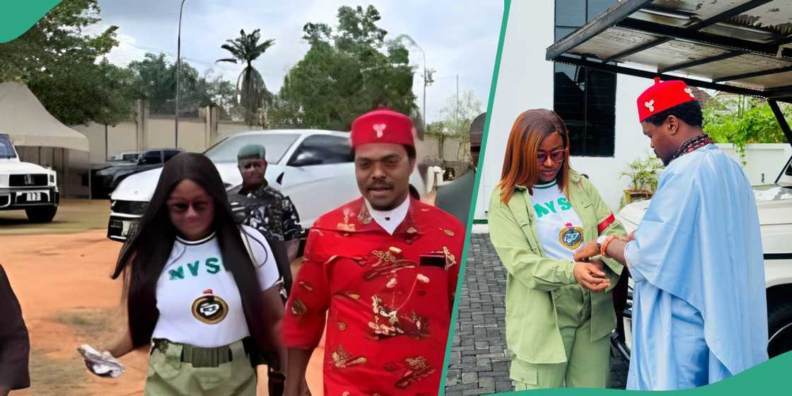 Blord celebrates his wife after graduation from school. Blord celebrates his wife after graduation from school.