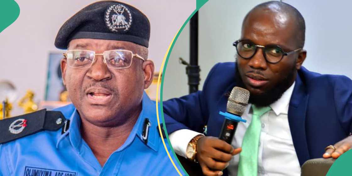 Nigerian Police PRO Prince Olumuyiwa Adejobi and human rights lawyer Inibehe Effiong debate what constitutes a criminal offence. Nigerian Police PRO Prince Olumuyiwa Adejobi and human rights lawyer Inibehe Effiong debate what constitutes a criminal offence.