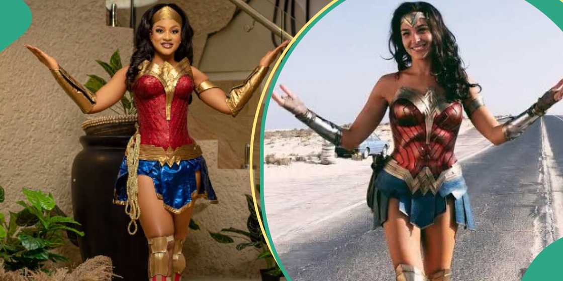 BBNaija star Phyna's Wonder Woman outfit causes stir.