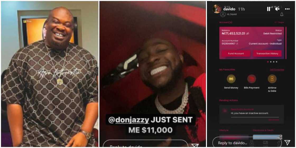 Don Jazzy and Davido Don Jazzy and Davido