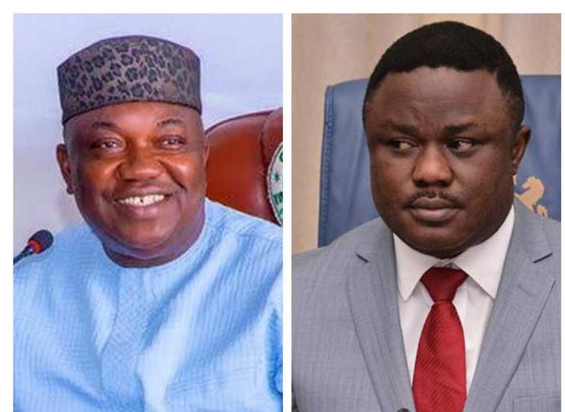 Gwamnan jihar Enugu da takwaransa na jihar Cross River