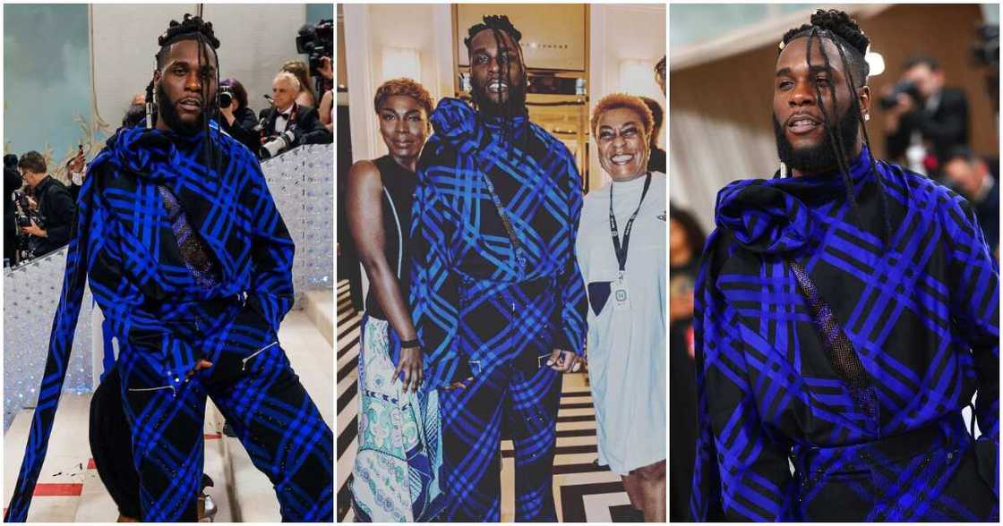 Burna Boy at Met Gala 2023. Burna Boy at Met Gala 2023.