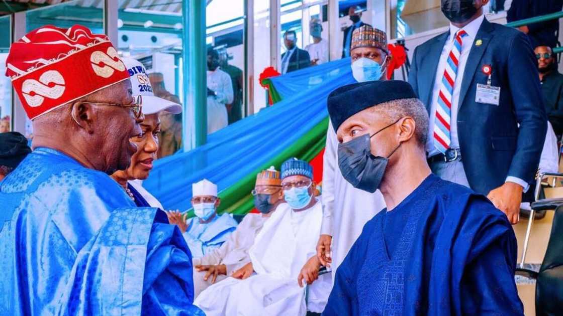 VP Osinbajo, Asiwaju Bola Ahmed Tinubu, APC Presidential Candidate