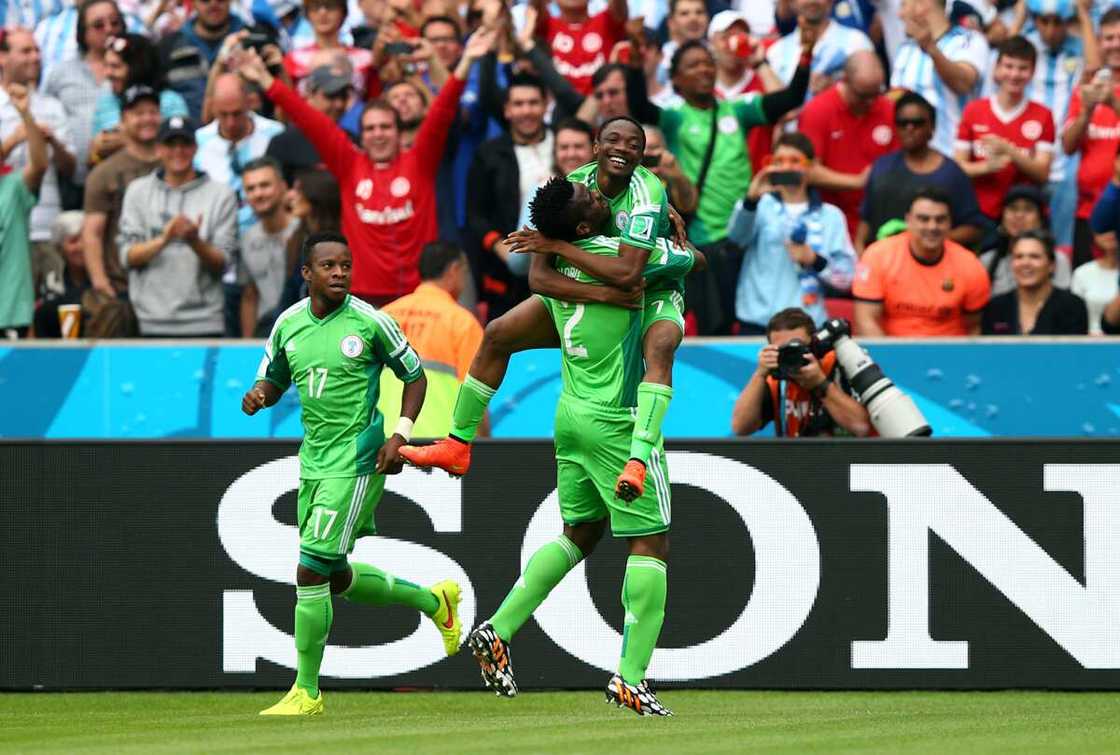 Joseph Yobo and Ahmed Musa Joseph Yobo and Ahmed Musa