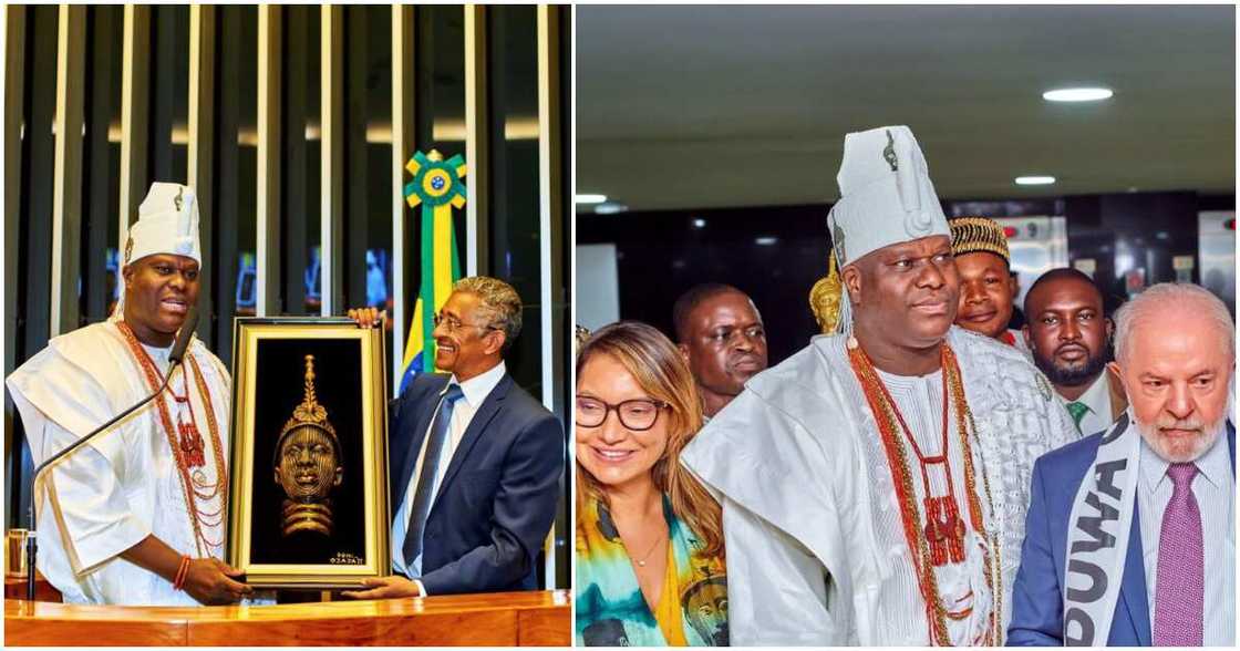 Ooni inducts Brazil president Ooni inducts Brazil president