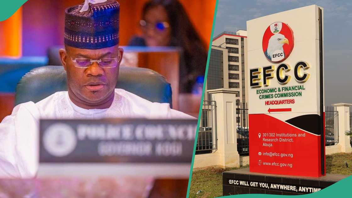 EFCC: "Yahaya Bello escapes arrest for the second time, with the help of Governor Usman Ododo"