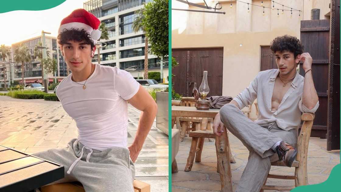 Rebal G poses for his IG shoots outdoor. Rebal G poses for his IG shoots outdoor.