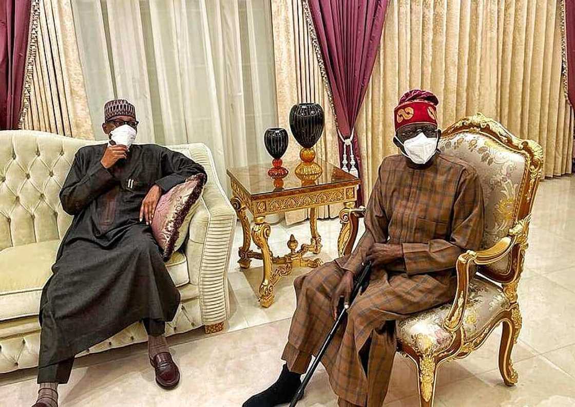 President Muhammadu Buhari and Bola Ahmed Tinubu.