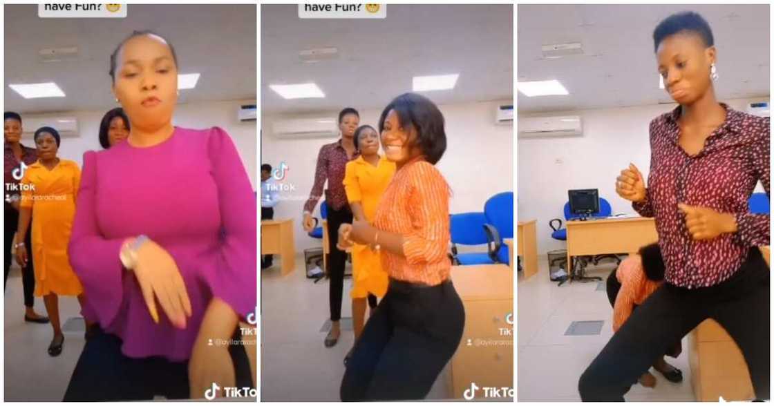 Bankers do Buga challenge, female bankers dance in office, Buga dance challenge latest, Buga dance challenge best videos, Buga, Kizz Daniel, Tekno Bankers do Buga challenge, female bankers dance in office, Buga dance challenge latest, Buga dance challenge best videos, Buga, Kizz Daniel, Tekno