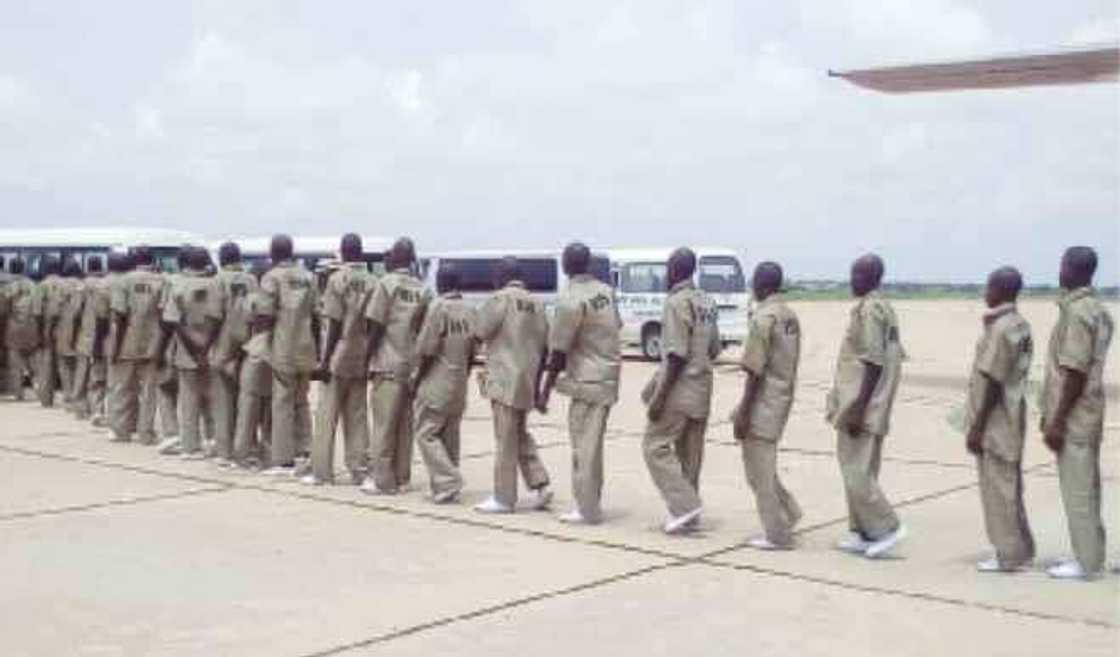 Hukumar Soji ta saki tubabun 'yan Boko Haram 155 a jihar Gombe Hukumar Soji ta saki tubabun 'yan Boko Haram 155 a jihar Gombe