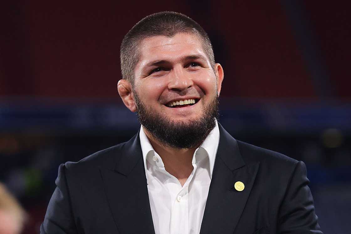 Khabib Nurmagomedov at Munich Football Arena