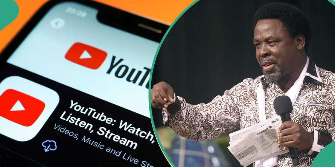 TB joshua yotube channel remvoved