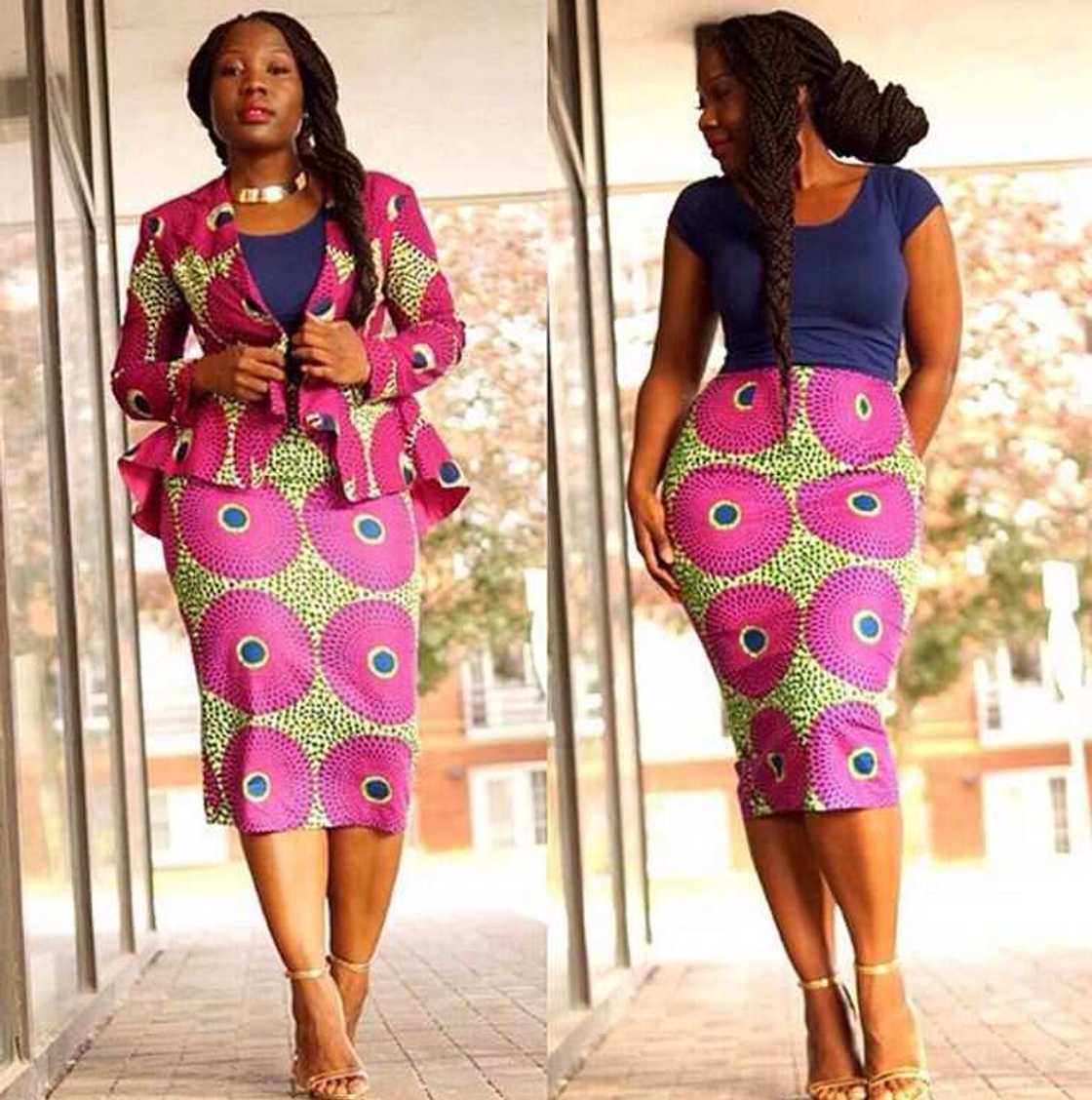 ankara office skirt